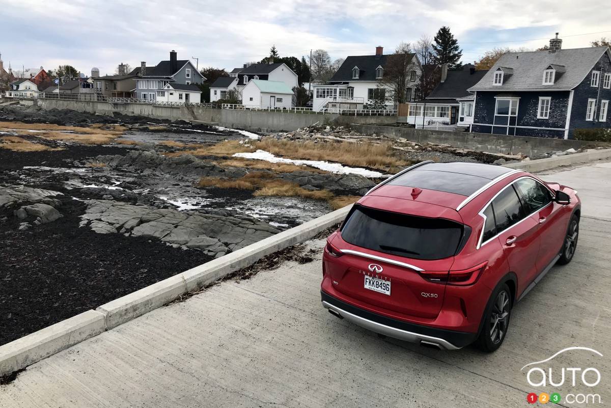 Infiniti QX50 2020, arrière